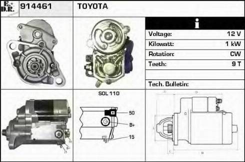 EDR 914461 - Starteris autospares.lv