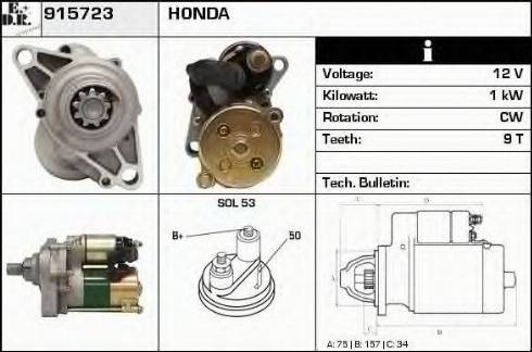 EDR 915723 - Starteris autospares.lv