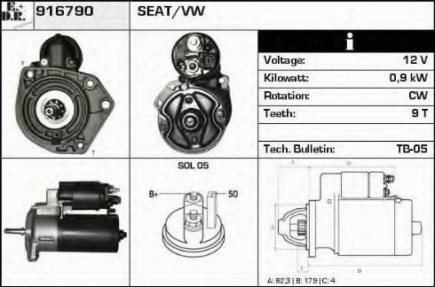 EDR 916790 - Starteris autospares.lv