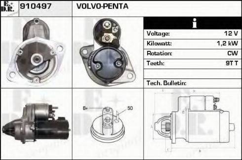 EDR 910497 - Starteris www.autospares.lv