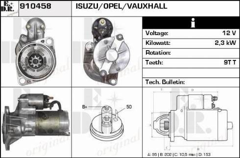 EDR 910458 - Starteris autospares.lv