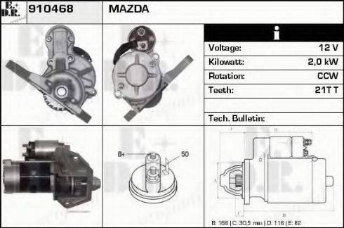 EDR 910468 - Starteris autospares.lv