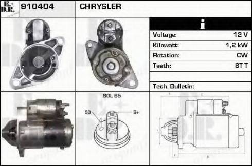 EDR 910404 - Starteris autospares.lv