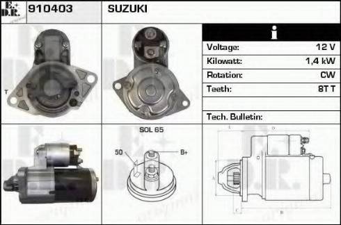 EDR 910403 - Starteris autospares.lv