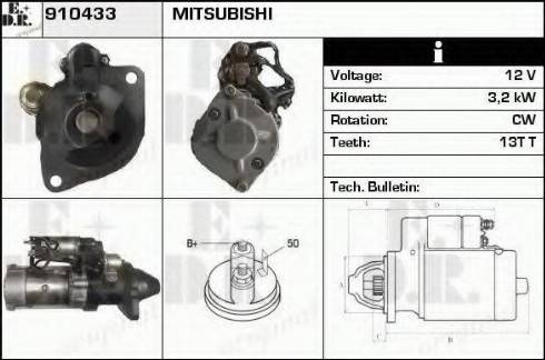 EDR 910433 - Starteris autospares.lv