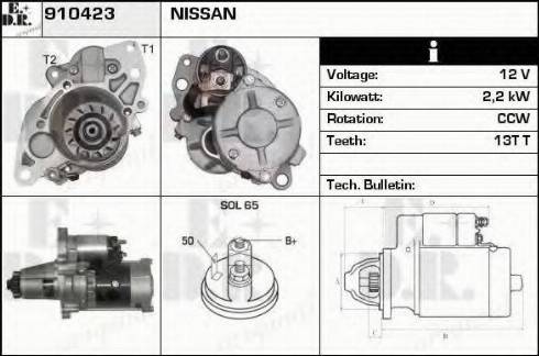 EDR 910423 - Starteris autospares.lv