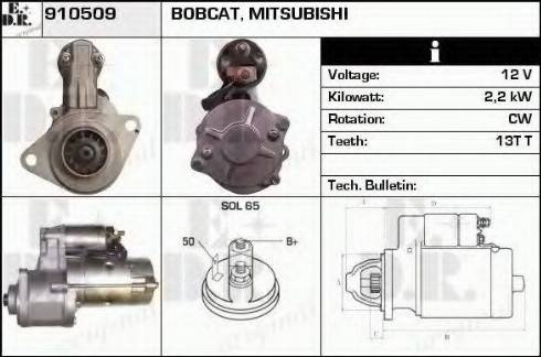 EDR 910509 - Starteris autospares.lv