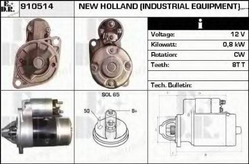 EDR 910514 - Starter www.autospares.lv