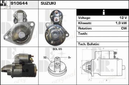 EDR 910644 - Starteris autospares.lv