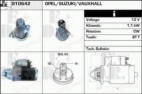 EDR 910642 - Starteris autospares.lv