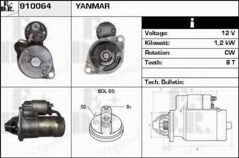 EDR 910064 - Starteris autospares.lv