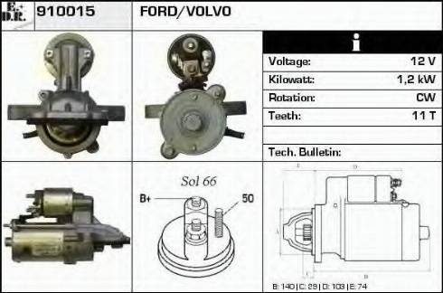 EDR 910015 - Starteris autospares.lv