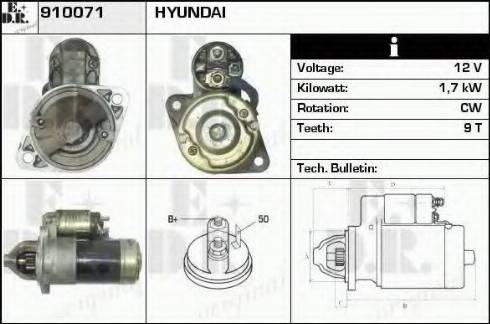 EDR 910071 - Starteris autospares.lv