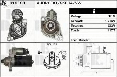 EDR 910199 - Starteris autospares.lv