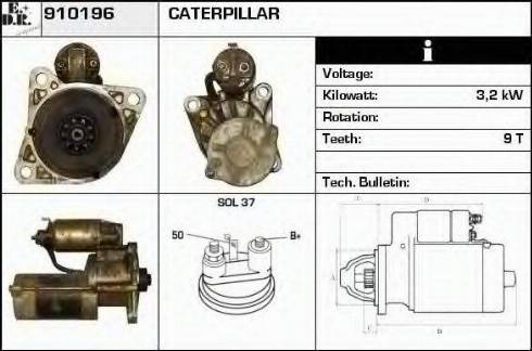 EDR 910196 - Starteris autospares.lv