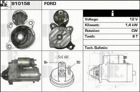 EDR 910158 - Starteris autospares.lv