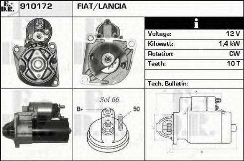 EDR 910172 - Starteris autospares.lv