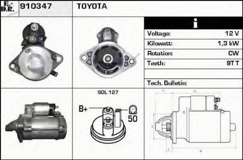 EDR 910347 - Starteris autospares.lv