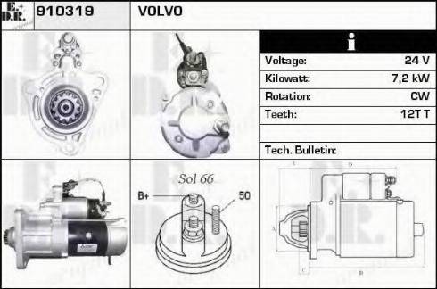 EDR 910319 - Starteris autospares.lv