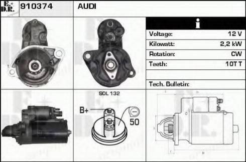 EDR 910374 - Starteris autospares.lv