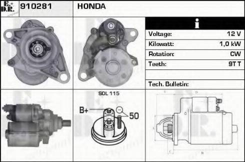 EDR 910281 - Starteris autospares.lv