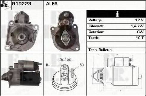 EDR 910223 - Starteris autospares.lv