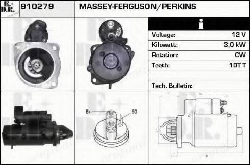 EDR 910279 - Starteris www.autospares.lv