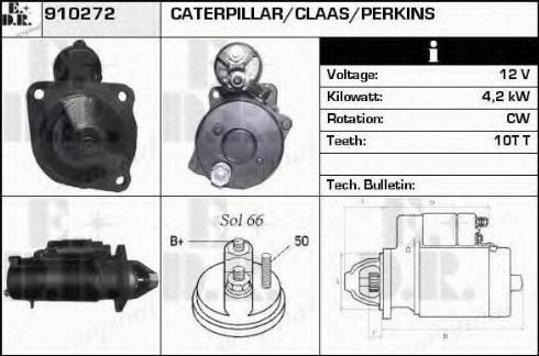 EDR 910272 - Starteris www.autospares.lv