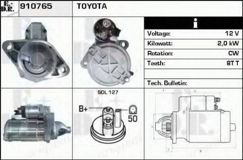 EDR 910765 - Starteris autospares.lv