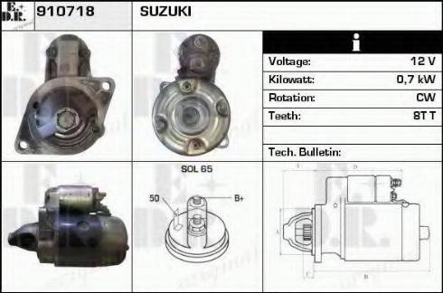 EDR 910718 - Starteris autospares.lv