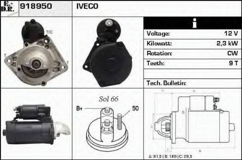 EDR 918950 - Starteris autospares.lv