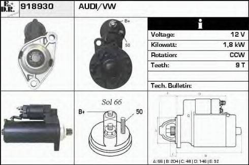 EDR 918930 - Starteris autospares.lv