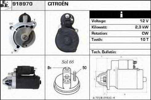 EDR 918970 - Starteris www.autospares.lv