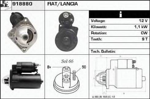 EDR 918880 - Starteris autospares.lv