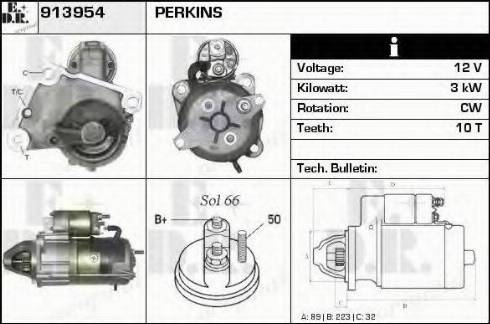 EDR 913954 - Starteris autospares.lv