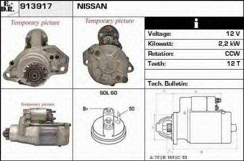 EDR 913917 - Starter www.autospares.lv