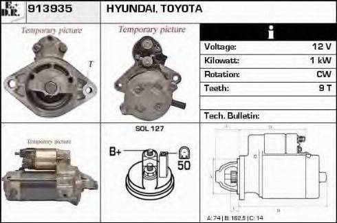 EDR 913935 - Starteris autospares.lv