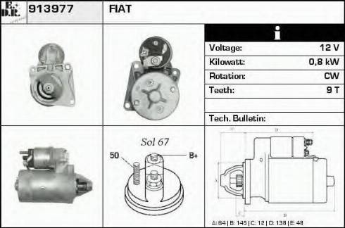 EDR 913977 - Starteris www.autospares.lv