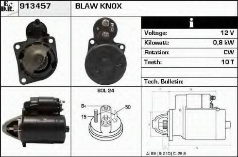 EDR 913457 - Starteris autospares.lv