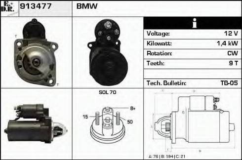 EDR 913477 - Starteris autospares.lv