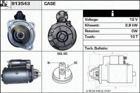 EDR 913543 - Starteris autospares.lv