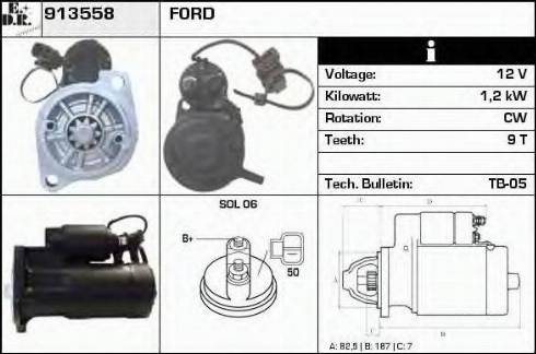 EDR 913558 - Starteris autospares.lv