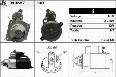 EDR 913557 - Starteris autospares.lv