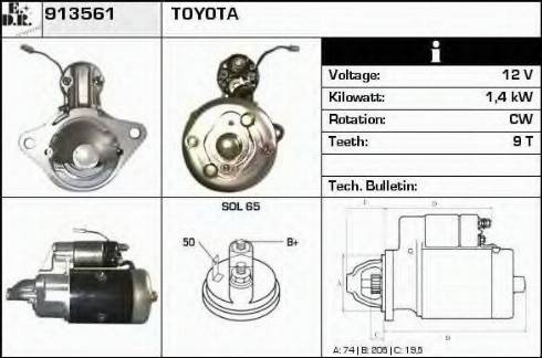 EDR 913561 - Starteris autospares.lv