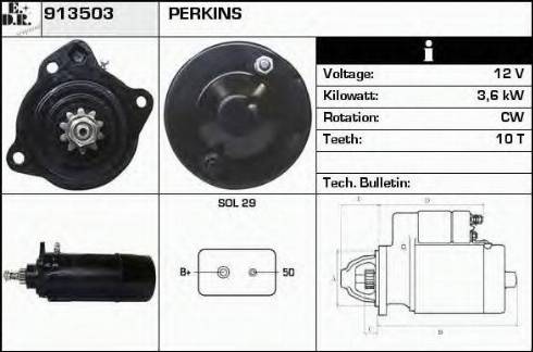 EDR 913503 - Starteris autospares.lv