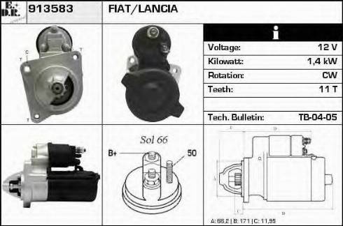 EDR 913583 - Starteris autospares.lv