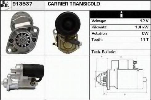 EDR 913537 - Starter www.autospares.lv