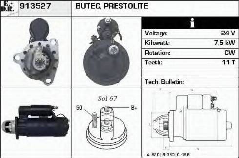 EDR 913527 - Starteris autospares.lv