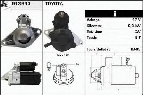 EDR 913643 - Starteris autospares.lv