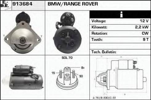 EDR 913684 - Starteris autospares.lv